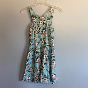 Hollister Blue Floral Dress